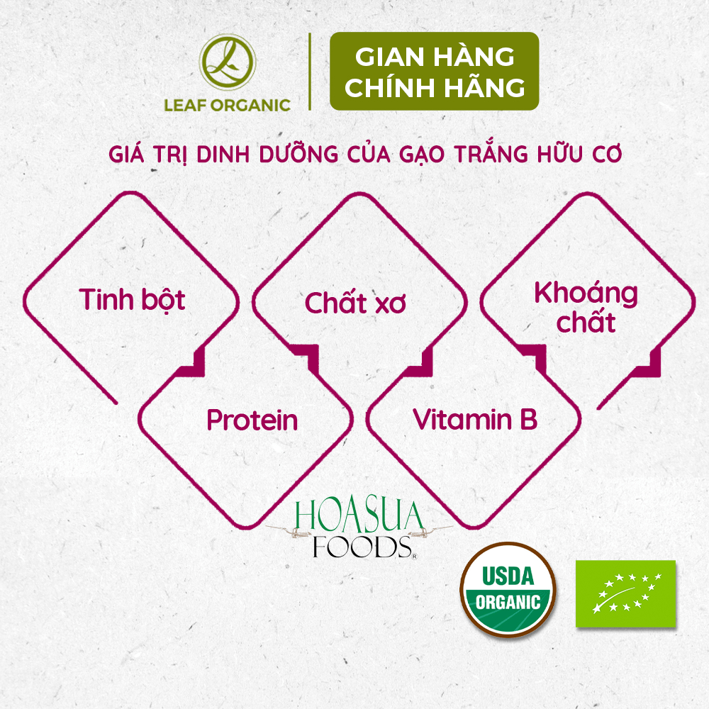 Gạo trắng hữu cơ ST25 Hoa Sữa 1kg - Loại 1 dẻo ngon | BigBuy360 - bigbuy360.vn