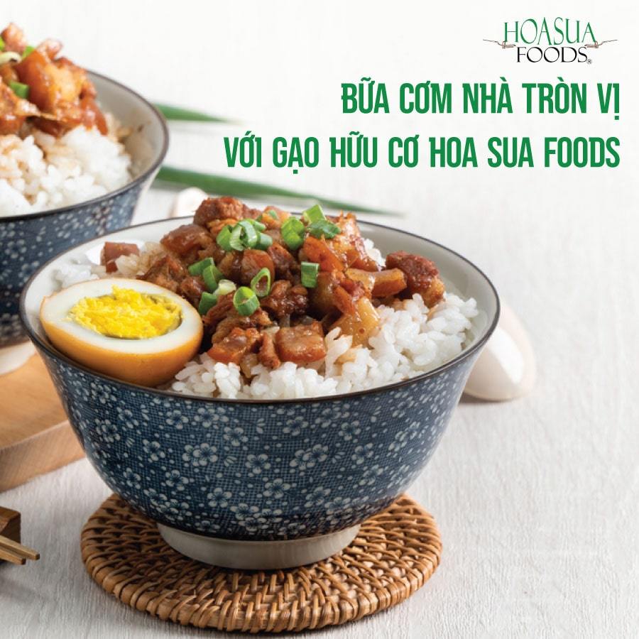 Gạo trắng hữu cơ ST25 Hoa Sữa 1kg - Loại 1 dẻo ngon