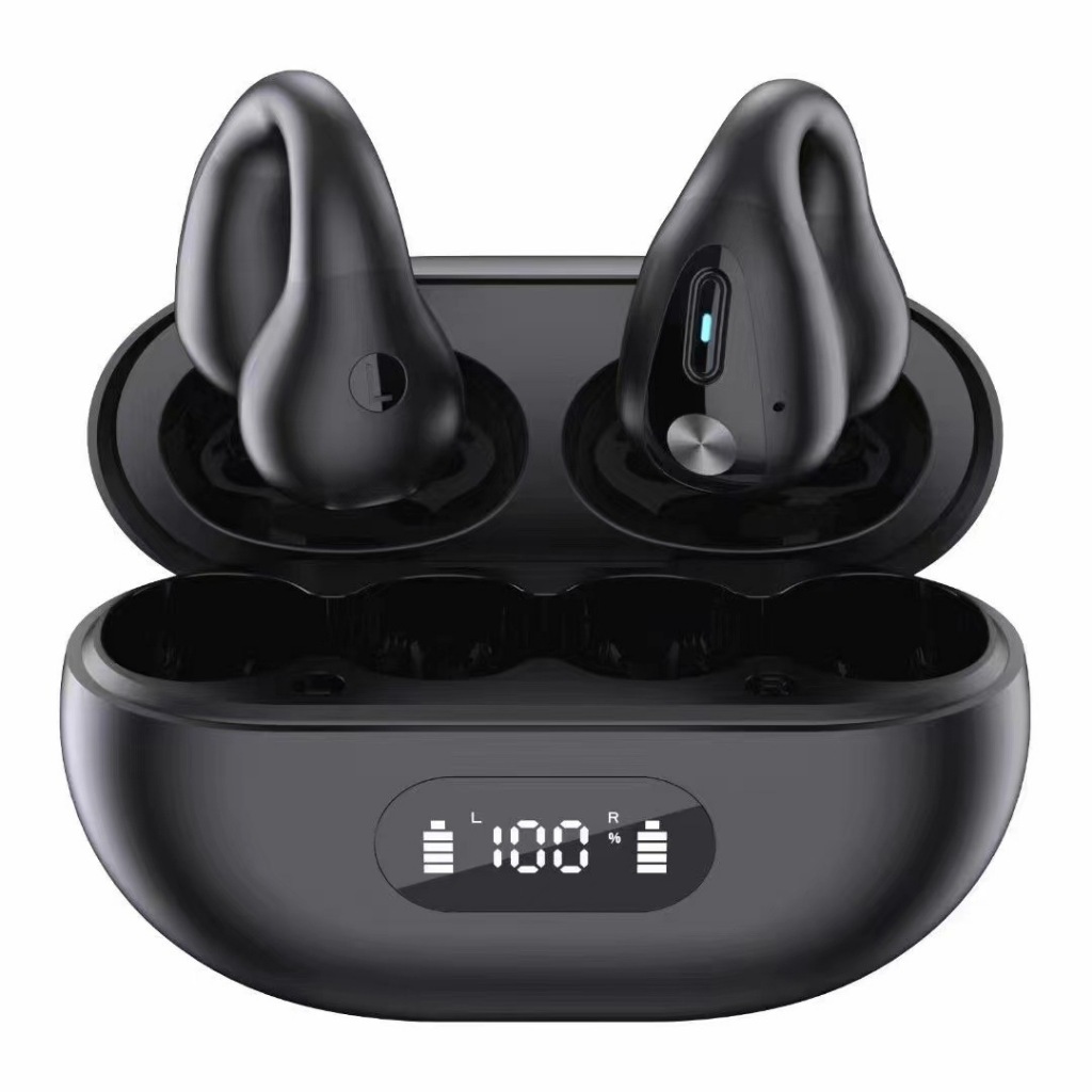 Tai nghe kẹp vành tai truyền xương R15 Max 5.3 tai nghe bluetooth không dây xuyên âm truyền dẫn âm qua xương 2023