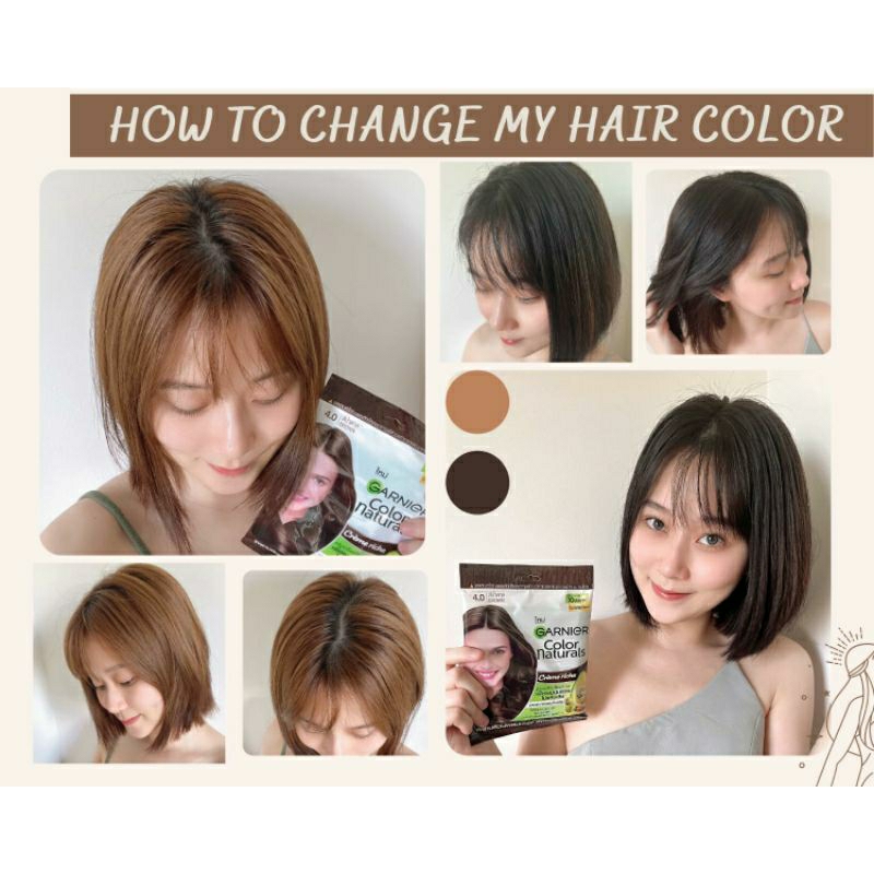 💫Kem nhuộm tóc và dưỡng tóc 💚GARNIER Color naturals✅