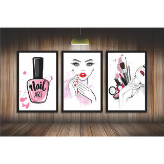 Tranh nail , mi , makeup 3 tranh kt:khủng