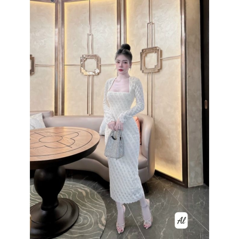 Váy Body ren nhung 💯HÀNG THIẾT KẾ TẾT 2024 💖