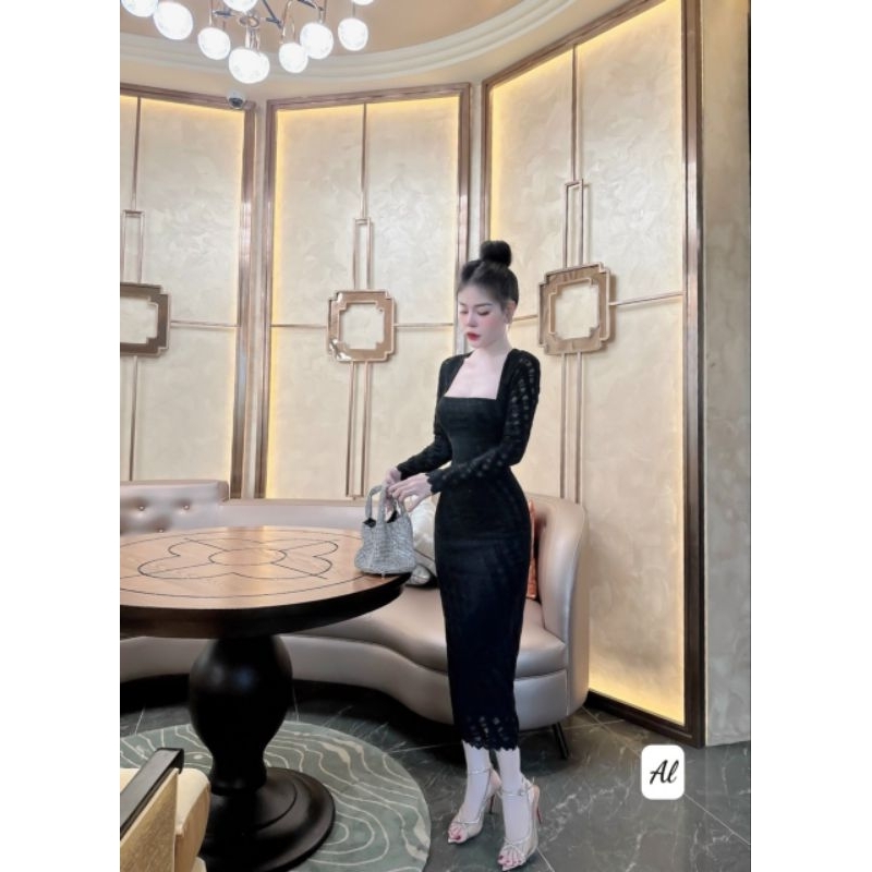 Váy Body ren nhung 💯HÀNG THIẾT KẾ TẾT 2024 💖