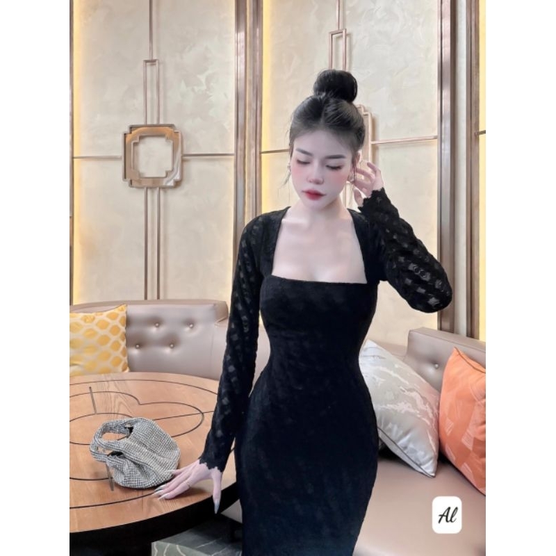 Váy Body ren nhung 💯HÀNG THIẾT KẾ TẾT 2024 💖