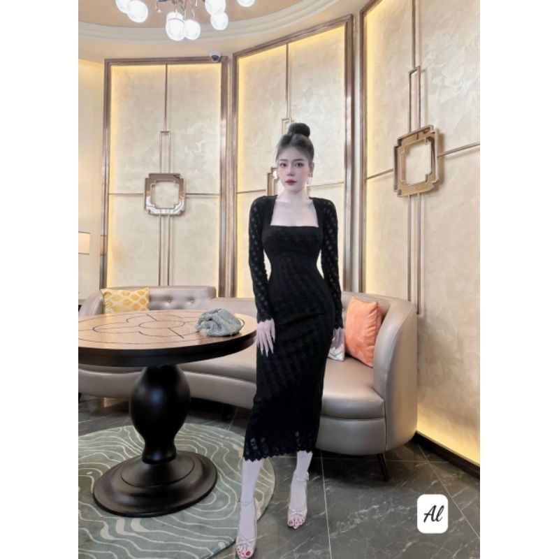 Váy Body ren nhung 💯HÀNG THIẾT KẾ TẾT 2024 💖