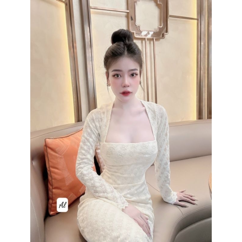 Váy Body ren nhung 💯HÀNG THIẾT KẾ TẾT 2024 💖