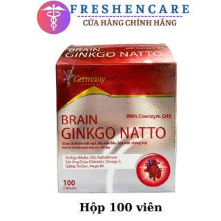 HOẠT HUYẾT DƯỠNG NÃO BRAIN GINKGO NATTO 100 Viên