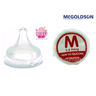 Núm Vú Cổ Rộng Silicon McGOLDSON (thay được hầu hết các bình cổ rộng)