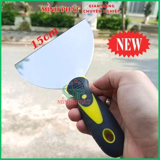 Cây Xút Bột Trét Tường Inox 201 15cm Minh Phát, Xủi Tường Inox 201 Sơn Nước
