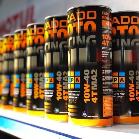 Dầu Nhớt Tổng Hợp Cao Cấp Xado Moto Racing RF 15.5 dành cho xe số, côn tay