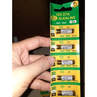 Date 2027- pin A23,A27,pin alkaline 12V,cho điều khiển cửa cuốn, chuông cửa,chuông điện, báo động,chìa khoá ô tô