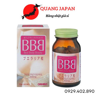 Viên Uống Nở Ngực Orihiro BBB nhật bản