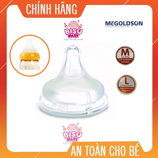 Núm vú cổ rộng silicon cho bé mcgoldson size m & l