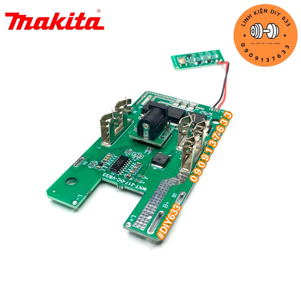 Vỏ Makita 5S1P 18V-4AH 21700 Adapter Kèm Mạch MKT 21700 V8