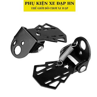 Để chân sau xe đạp thể thao gấp được