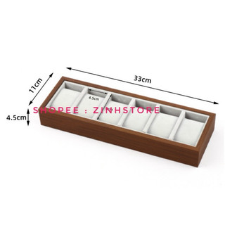 Khay đựng đồng hồ gỗ cao cấp