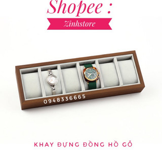 Khay đựng đồng hồ gỗ cao cấp