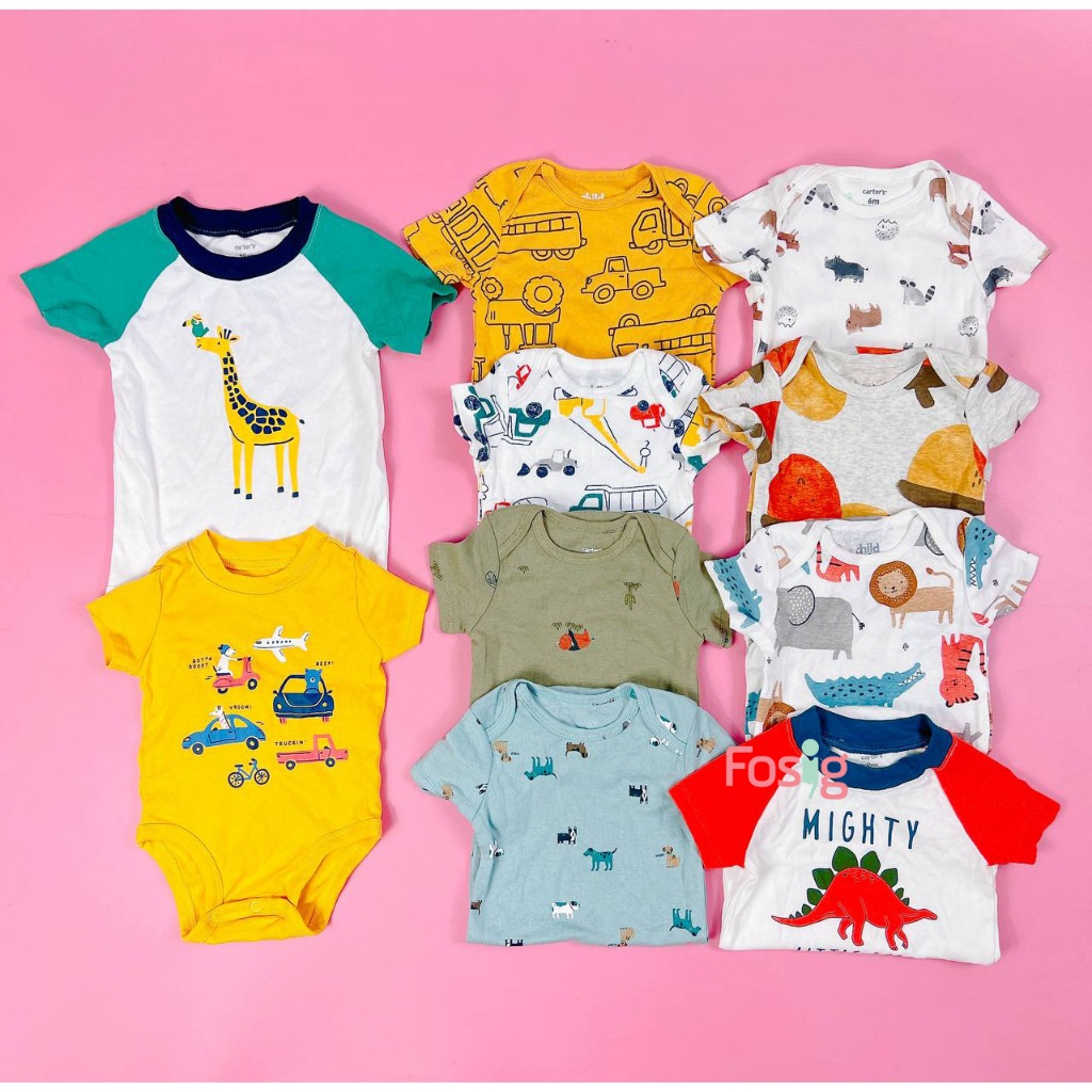 Set 10 bodysuit Bé Trai Sale 275k