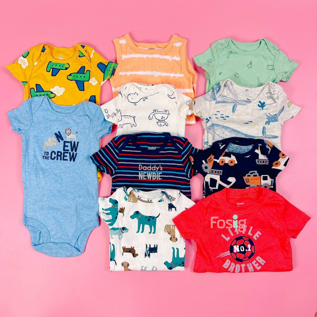 Set 10 bodysuit Bé Trai Sale 275k