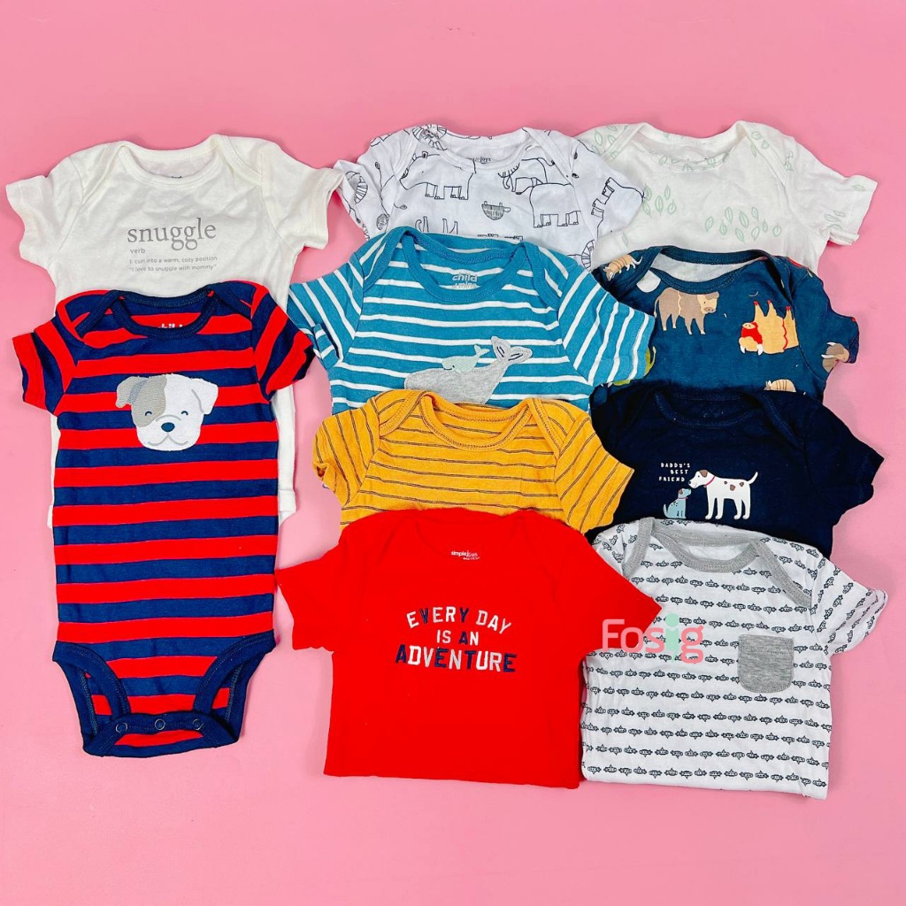 Set 10 bodysuit Bé Trai Sale 275k