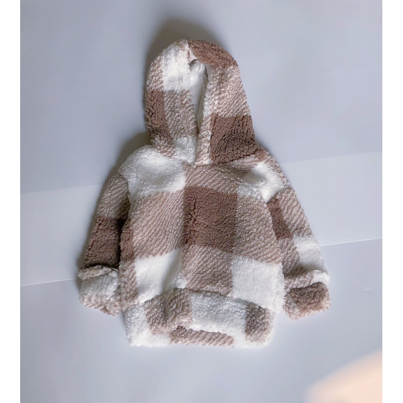 Áo hoodie lông liền mũ cho bé trai