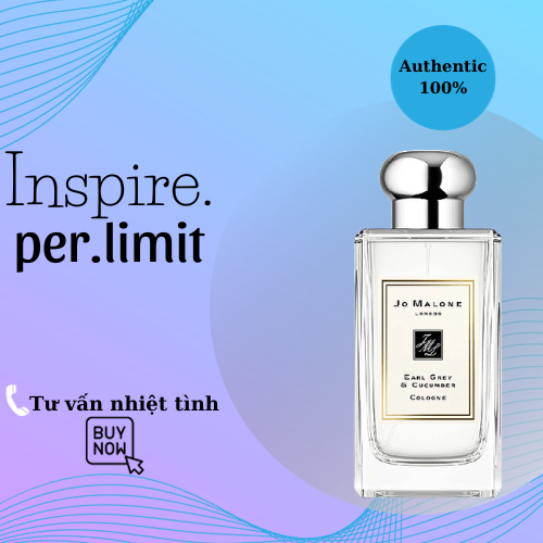 🍬Nước hoa Jo Malone Earl Grey & Cucumber 5ml/10ml 𝐈𝐧𝐬𝐩𝐢𝐫𝐞.𝐩𝐞𝐫.𝐥𝐢𝐦𝐢𝐭