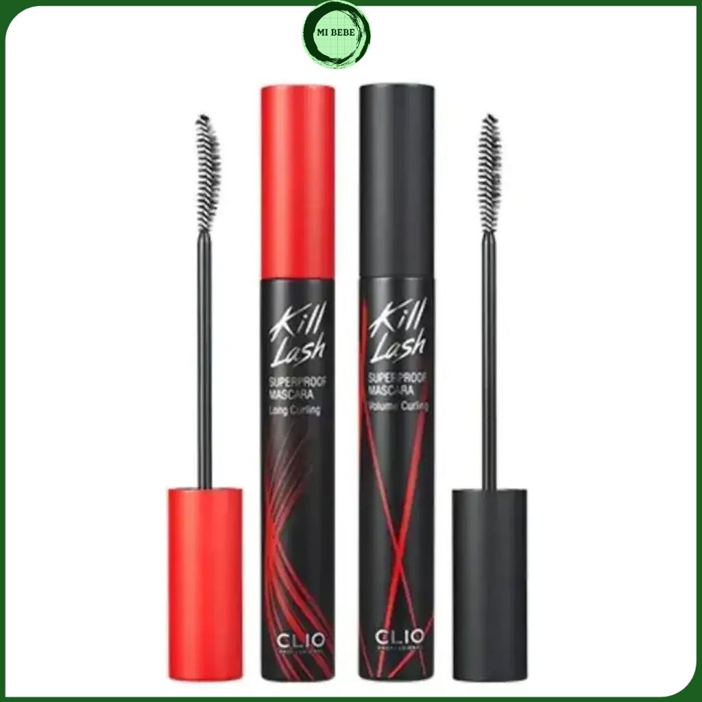 Mascara Clio Chống Nước Chuốt Mi Giữ Cong, Dài Dày Mi Chống Trôi Clio Kill Lash Superproof Mascara 7g