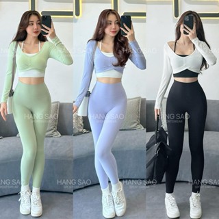  Bộ Đồ Tập Gym Nữ Bộ Quần Áo Tập Yoga An Nhiên Shop Dài Tay Thun Lạnh Co Giãn Thấm Hút Mồ Hôi Phù Hợp Tập Yoga Tại Nhà 
