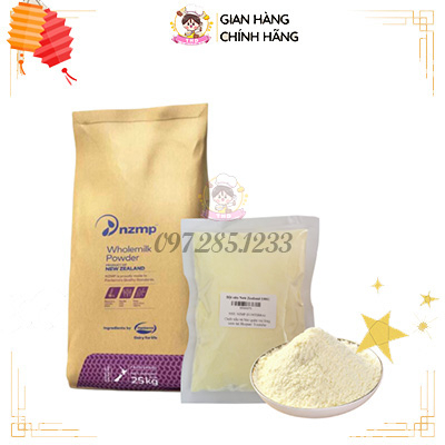Bột sữa béo nguyên kem NewZealand , S Cream 100-150gr không đường làm kẹo Nougat, pha trà sữa, nấu kem chè Vaobep365
