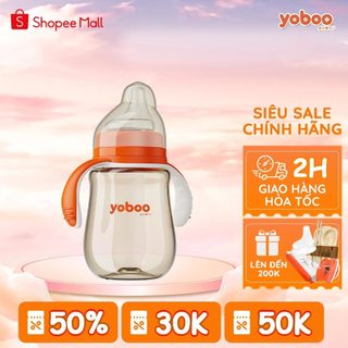 Bình Sữa Cho Bé yoboo ( 160ml/ 240ml) Nhựa PPSU An Toàn Chống Sặc Chất Lượng Nhật Bản