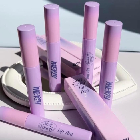 Son Kem Siêu Lì,Mịn Môi Merzy Soft Touch Lip Tint 3g #màu SL12 AFTER CHILL: Đỏ nâu trầm