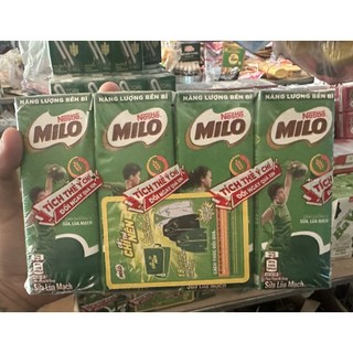 Lốc 4 hộp milo lúa mạch 180ml