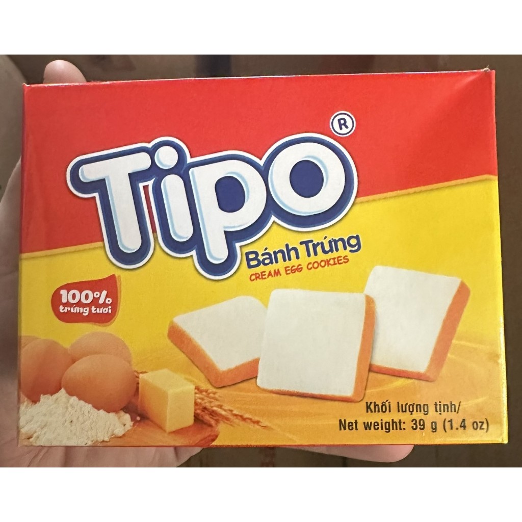 Bánh trứng Tipo hộp nhỏ 39g