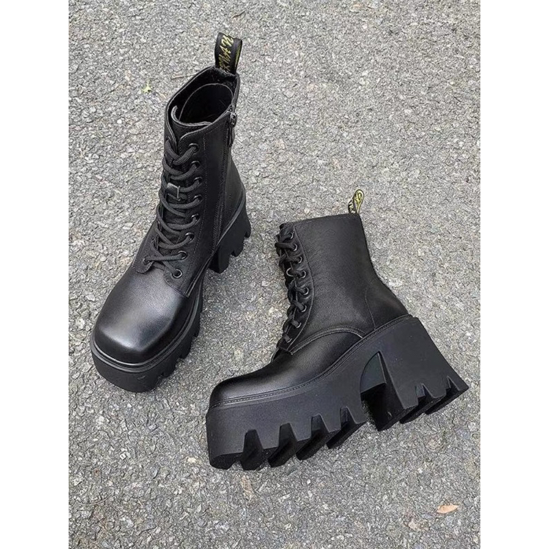 GIÀY BỐT CHIẾN BINH ĐẾ RĂNG CƯA CAO 9CM