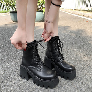 GIÀY BỐT CHIẾN BINH ĐẾ RĂNG CƯA CAO 9CM