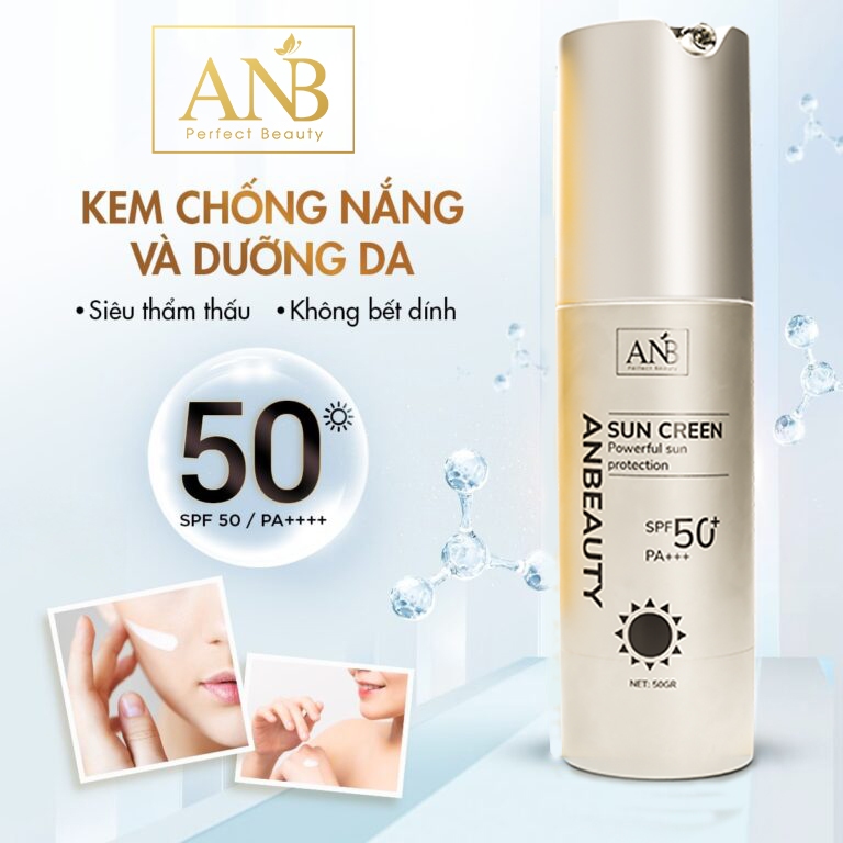 Kem Chống Nắng Lâu Trôi Làm Sáng Da An pro Tâm An SPF50+ PA++++ 50ML Chính Hãng