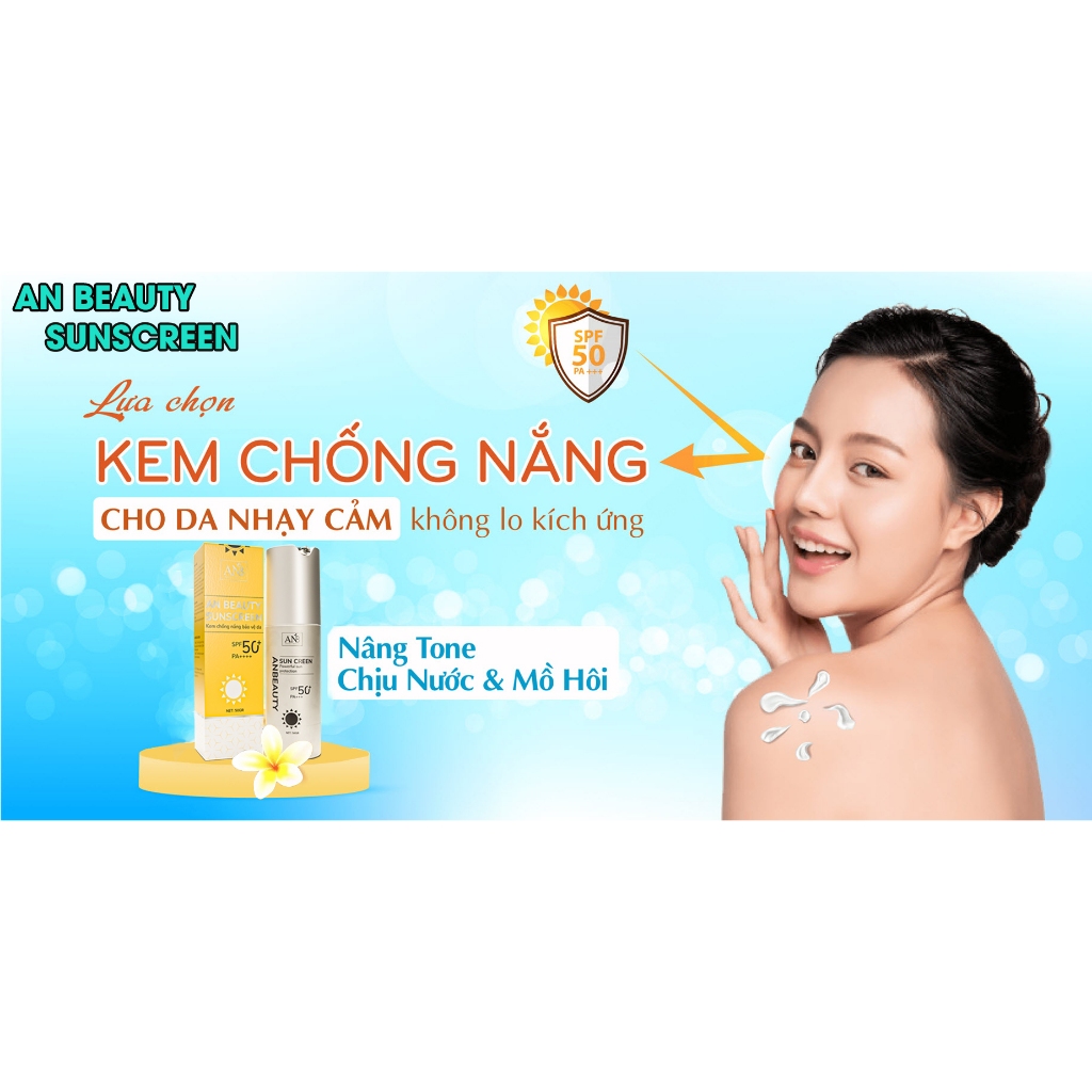 Kem Chống Nắng Lâu Trôi Làm Sáng Da An pro Tâm An SPF50+ PA++++ 50ML Chính Hãng