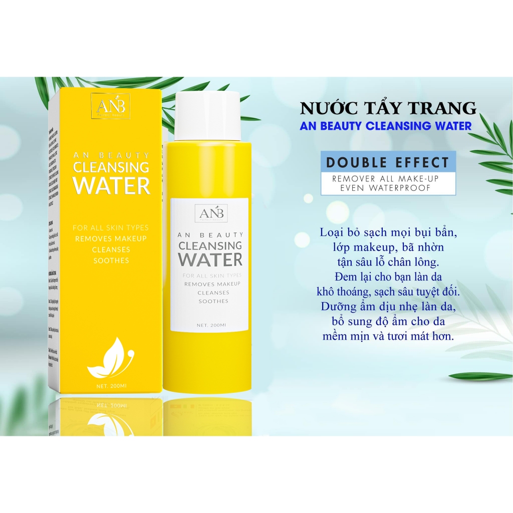Nước Tẩy trang makeup tẩy tế bào chết da bã nhờn Tâm An