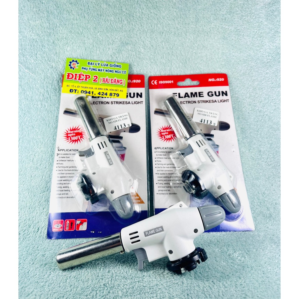 Đầu khò gas mini FLAME GUN 920 cầm tay tự bật lửa