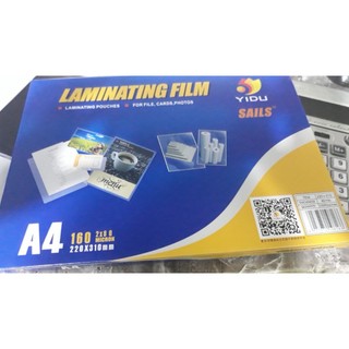 Giấy ép plastic A4, Nhựa ép plastic, màng ép A4 80Mic Yidu chính hãng (hộp 100 tờ)