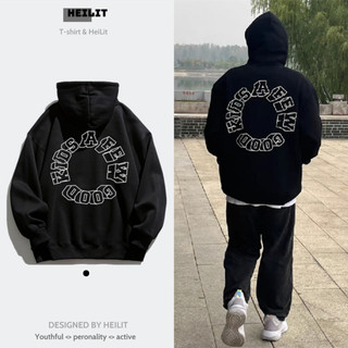 Áo Hoodie Nam In Họa Tiết Chữ Kids A Few Good HeiLit Chất Nỉ Bông Dày Dặn Form Mũ Rộng