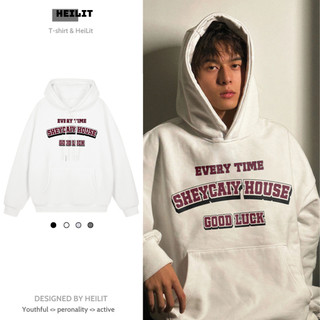 Áo Hoodie Nam In Họa Tiết Chữ Oxjdfzzrselvf  HeiLit Chất Nỉ Bông Dày Dặn Form Mũ Rộng