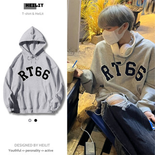 Áo Hoodie Nam In Họa Tiết Chữ RT66 HeiLit Chất Nỉ Bông Dày Dặn Form Mũ Rộng