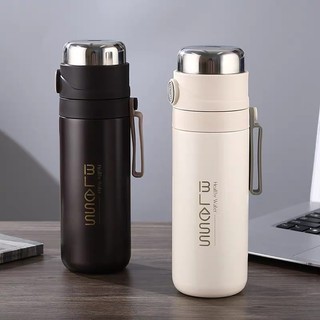 Bình nước giữ nhiệt bình giữ nhiệt 500ml phong cách thời trang tặng kèm hộp 500ML