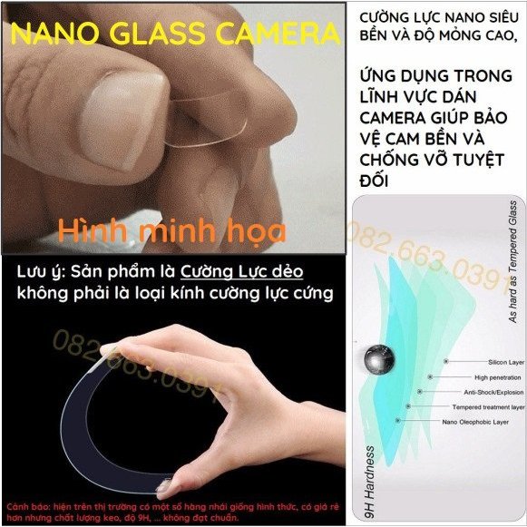 Dán camera nano iPhone 15/ 15 Plus / 15 Pro/ 15 Promax