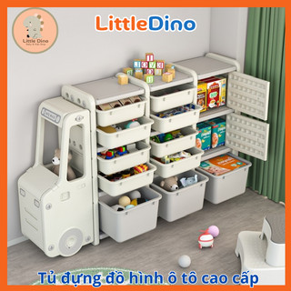 Tủ Đựng Đồ LittleDino Cho Bé Chất Liệu Nhựa ABS Cao Cấp Thiết Kế Nhiều Ô Để Được Nhiều Đồ