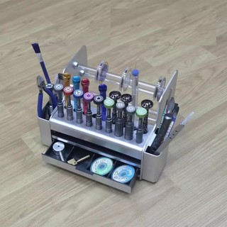 Giá đựng dụng cụ sửa chữa có khay đựng ốc (chất liệu nhựa cứng)