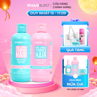 Dầu Gội Xả HairBurst Chăm Sóc, Kích Thích Mọc Tóc Giúp Tóc Chắc Khỏe 350ML - Phục Hồi Hư Tổn