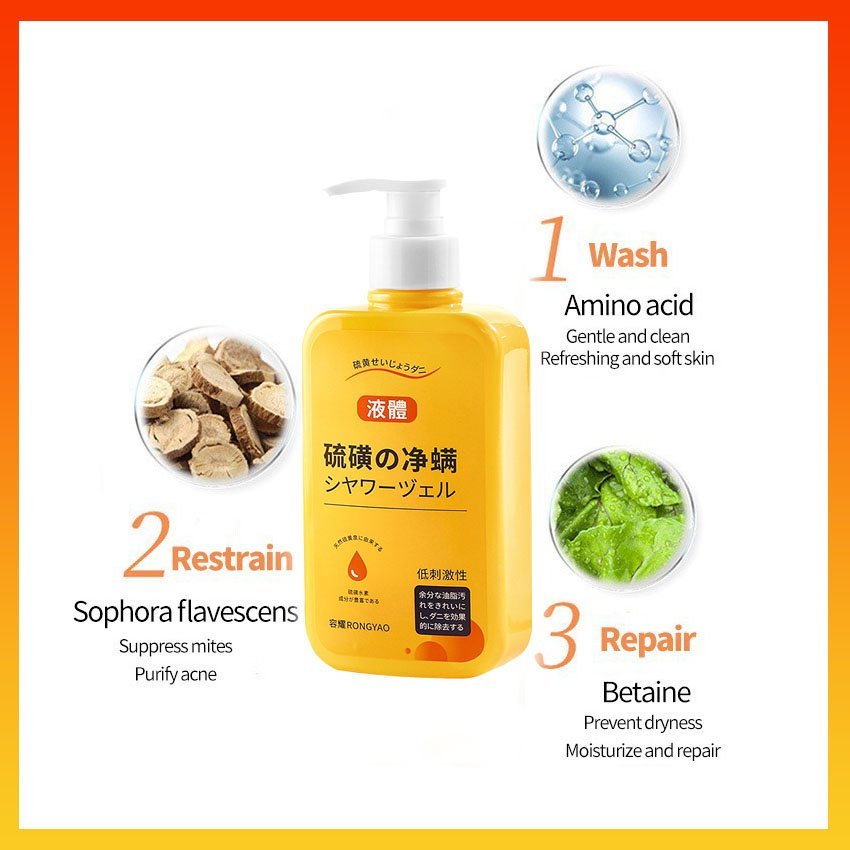 Sữa Tắm Chống Ve Sữa Tắm Loại Bỏ Mụn Sữa Tắm Trắng Da 300ml Làm Sạch Sâu Bụi Bẩn Dưới Da Cải Thiện Mụn Trứng Cá Claura