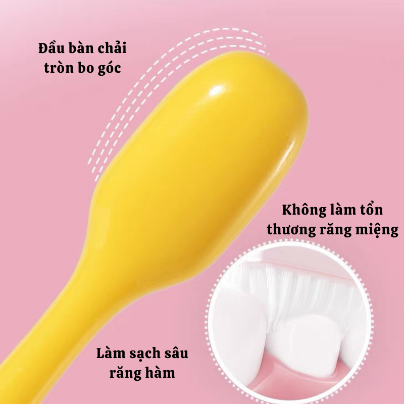 Bàn Chải Đánh Răng NAMIKO Cho Bé Họa Tiết Khủng Long Lông Siêu Mềm